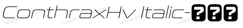 ConthraxHv Italic字体转换 ConthraxHv Italic字体转换